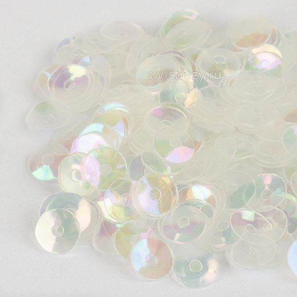 Пайетки 3 mm чаша (0101) Transparente IR 3 гр