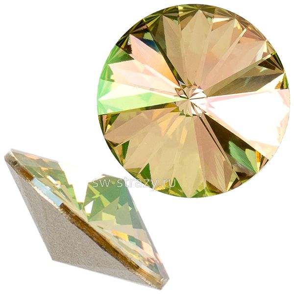 Риволи 1122 12 mm Crystal Luminous Green F