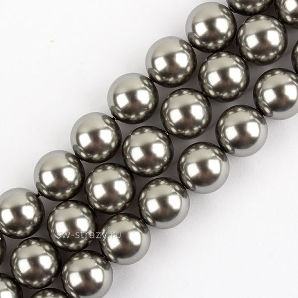 Жемчужины 5810 10 mm Crystal Grey Pearl