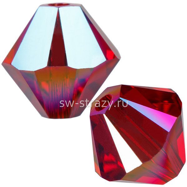 Бусины 5328 4 mm Siam Shimmer