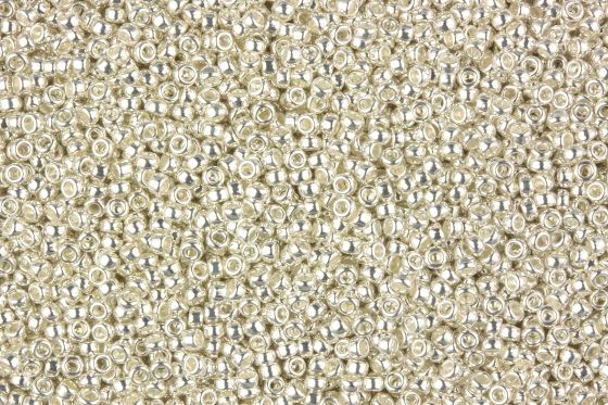 Seedbead Miyuki 15/0 961 Sterling Plated