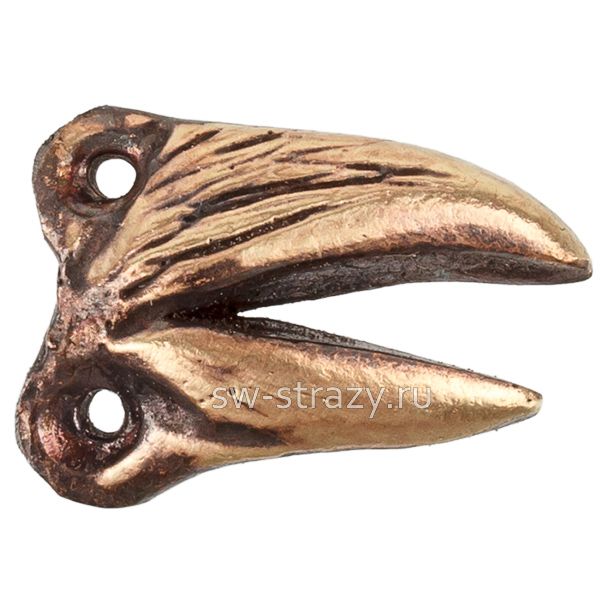 Клюв ворона вправо открытый (1-030)