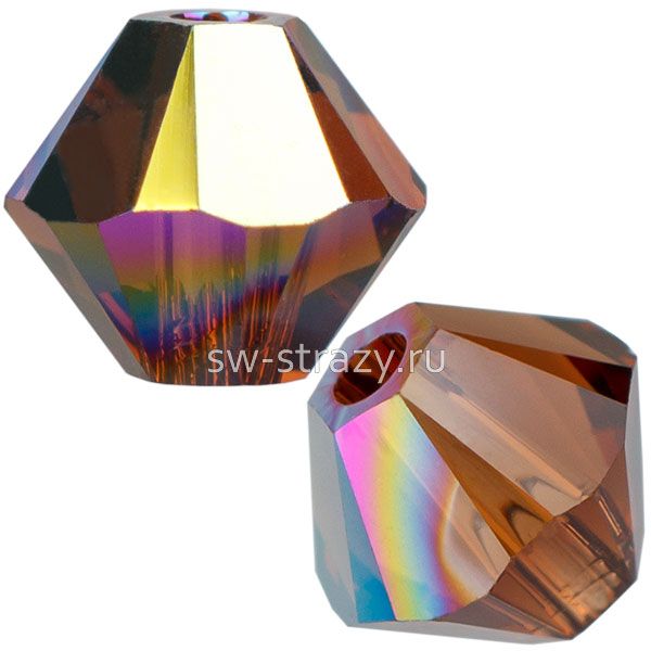 Бусины 5328 4 mm Smoked Topaz AB