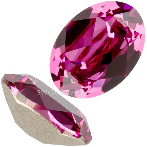 Кристаллы 4120 14x10 mm Dark Rose