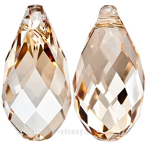 Кулоны 6010 11x5,5 mm Crystal Golden Shadow