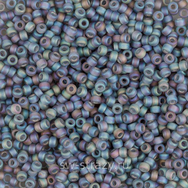Seedbead Miyuki 15/0 152FR Matte Grey AB