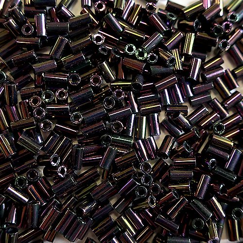 Бисер стеклярус 3 mm #0085 Коричневый