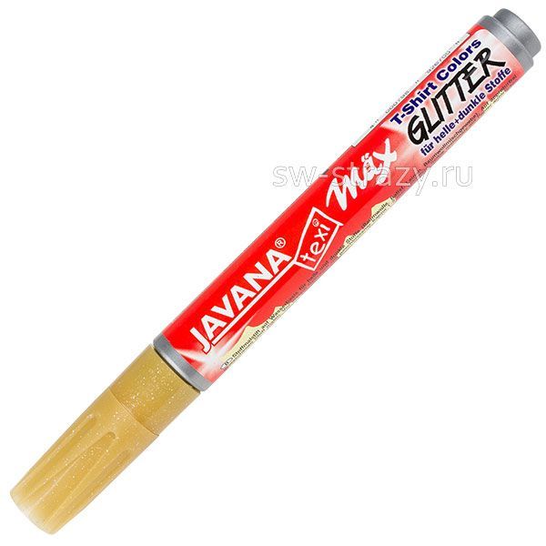 Маркер по ткани Javana с глиттером золото KR-92670