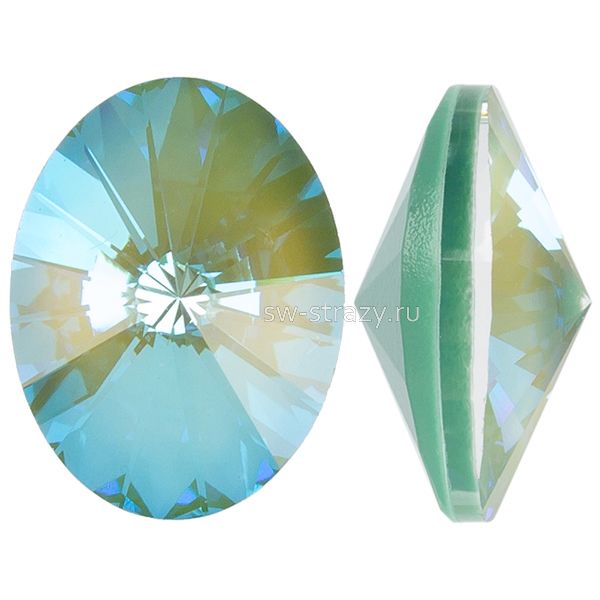 Кристаллы 4122 8x6 mm Crystal Silky Sage Delite