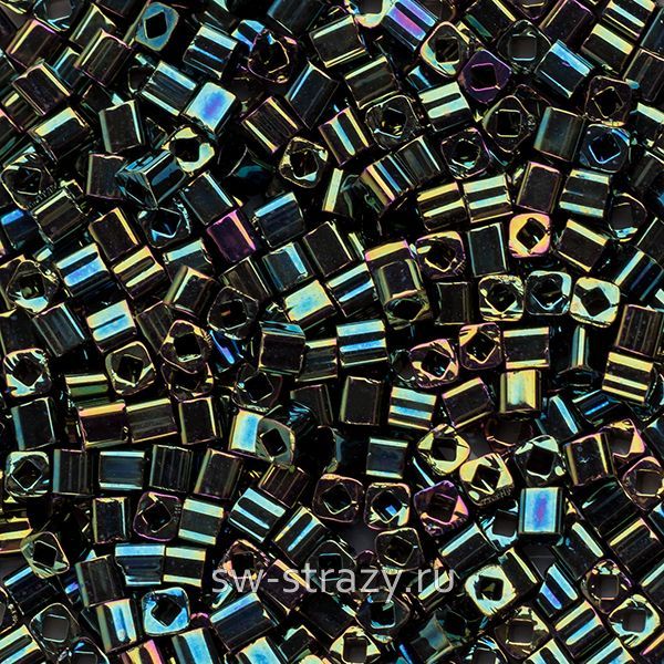 Бисер Cube 1,5 mm #0084 Зеленый