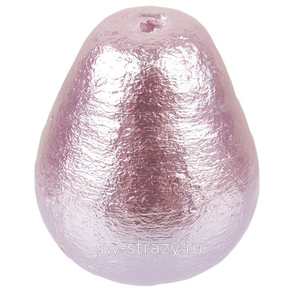 Жемчуг хлопковый капля 15х20 мм лаванда