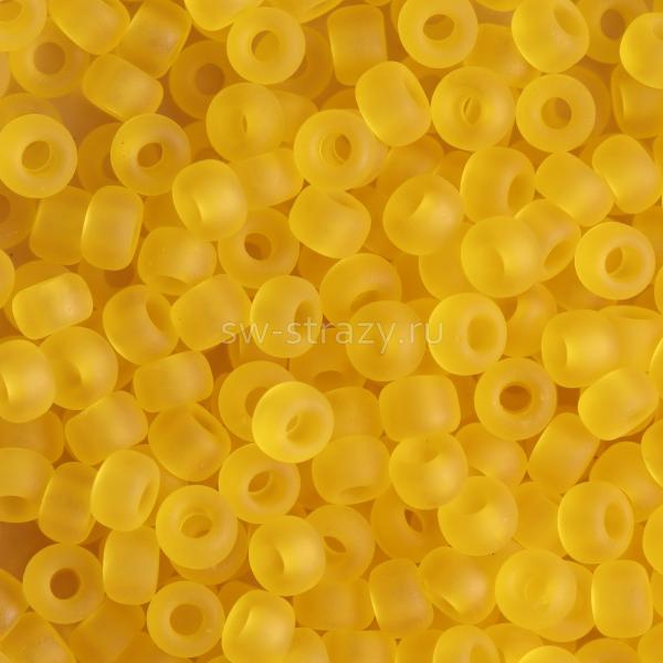 Seedbead Miyuki 11/0 136F Matted Transparent Yellow
