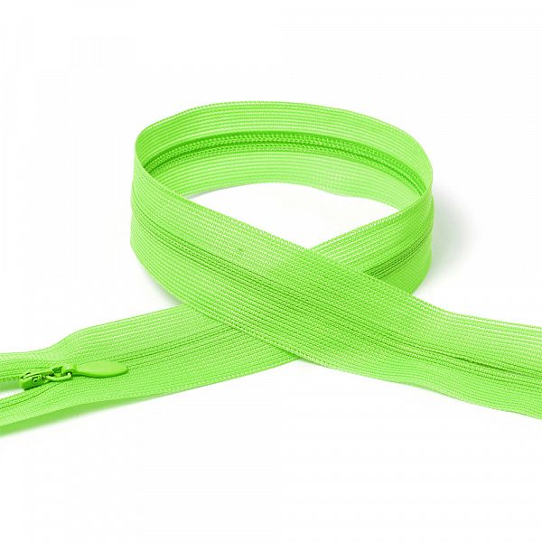 Молния потайная н\р яр.зеленый F334 50 см