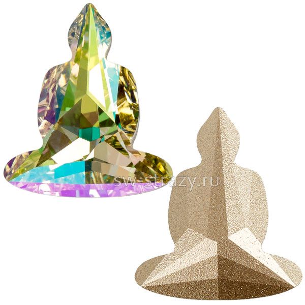 Кристаллы 4779 18x15,6 mm Crystal Luminous Green