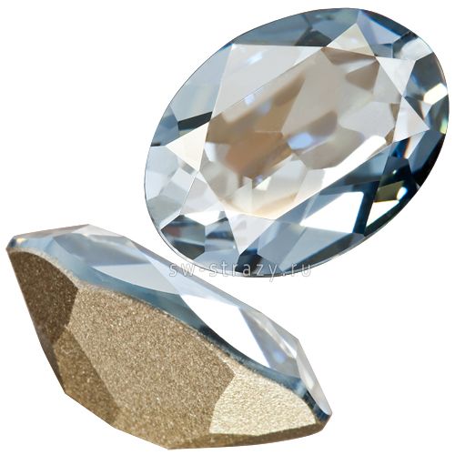 Кристаллы 4120 18x13 mm Crystal Blue Shade