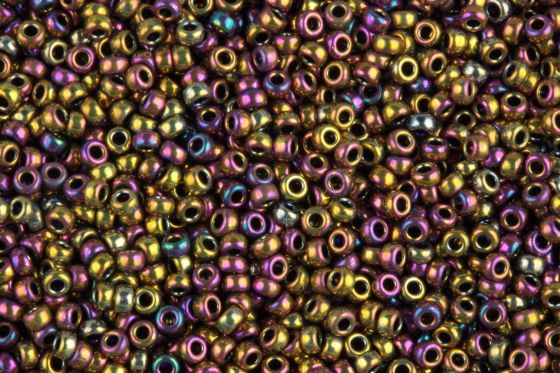 Seedbead Miyuki 11/0 188 Metallic Purple/Gold Iris