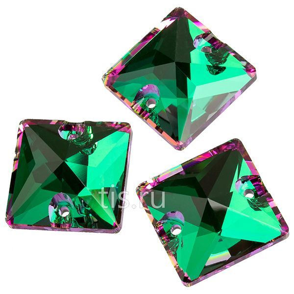 3687 16*16 mm Crystal Heliotrope