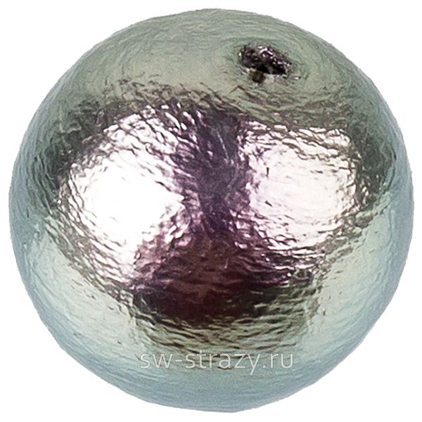 Жемчуг хлопковый 10 мм насыщенный серый