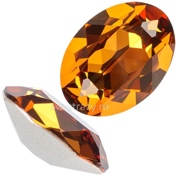 Кристаллы 4120 18x13 mm Light Amber