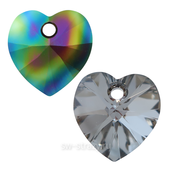 Кулоны 6228 10,3x10 mm Crystal Rainbow Dark