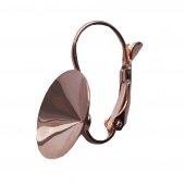 Основа под серьги 1122 14 мм розовое золото SWK0407