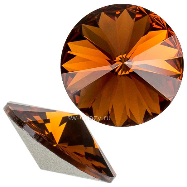 Риволи 1122 12 mm Smoked Topaz F