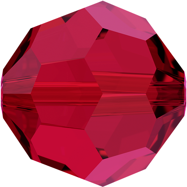 Бусины 5000 6 mm Scarlet