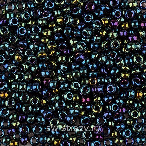 Seedbead Miyuki 15/0 452 Metallic Dark Blue Iris