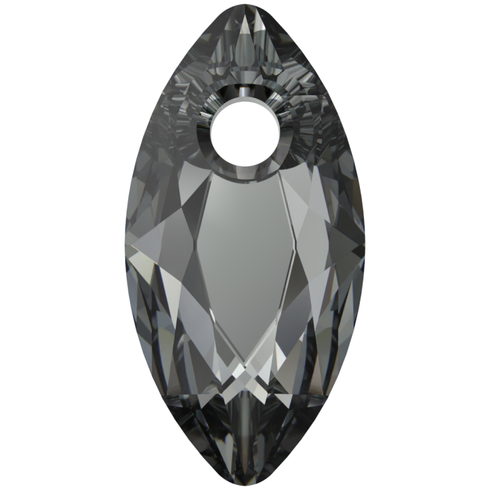 Кулоны 6437 11,5 mm Crystal Silver Night