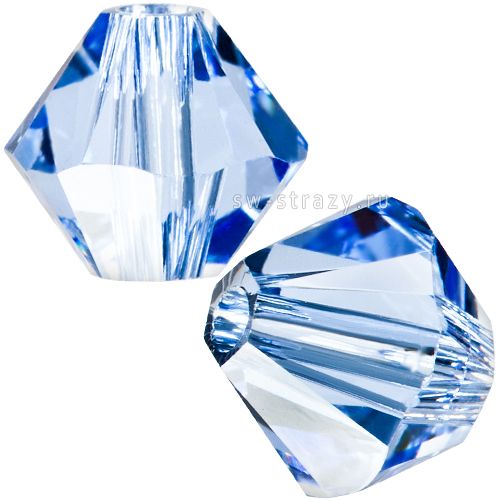 Бусины 5328 4 mm Light Sapphire