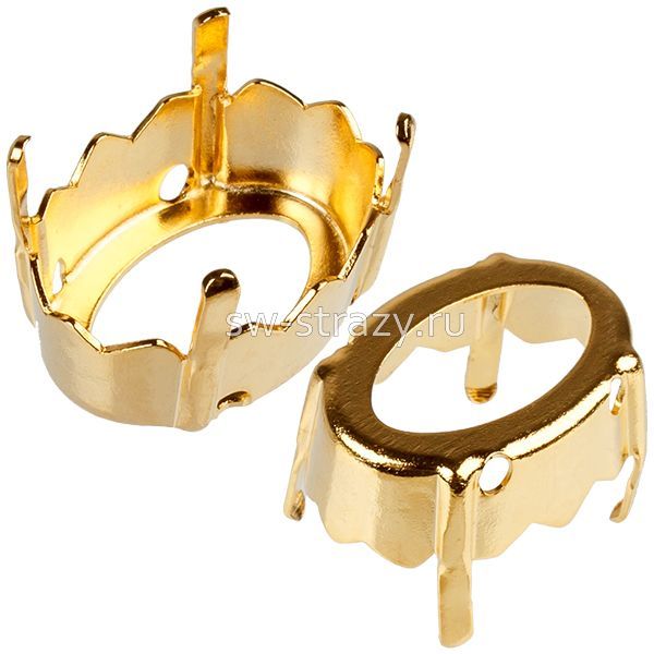 4160/S 18x13 mm 3PH203 Light Gold Plating