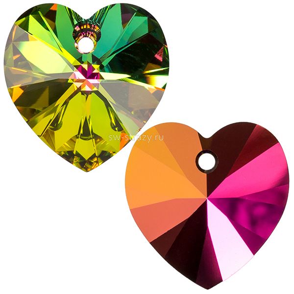 Кулоны 6228 10,3x10 mm Crystal Vitrail Medium