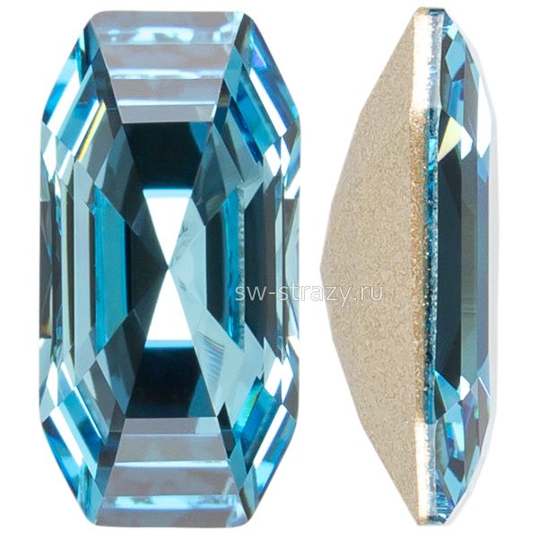 Кристаллы 4595 16x8 mm Aquamarine