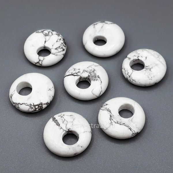 Подвеска-бублик из кахолонга 18 мм*