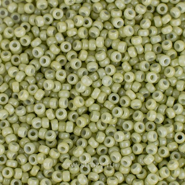 Seedbead Miyuki 15/0 4473 Duracoat Opaque Dyed Spring Green