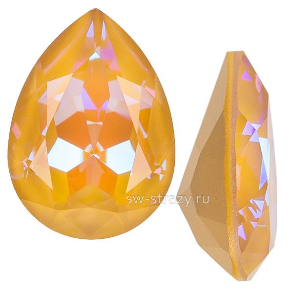 Кристаллы 4320 14x10 mm Crystal Ochre Delite