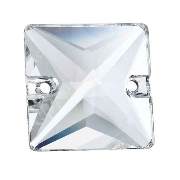 Square 2H 16x16 mm Crystal