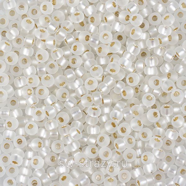 Seedbead Miyuki 11/0 1901 Semi-matte S/L Crystal