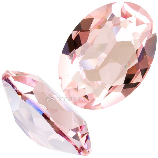 Кристаллы 4120 18x13 mm Light Rose Ignite