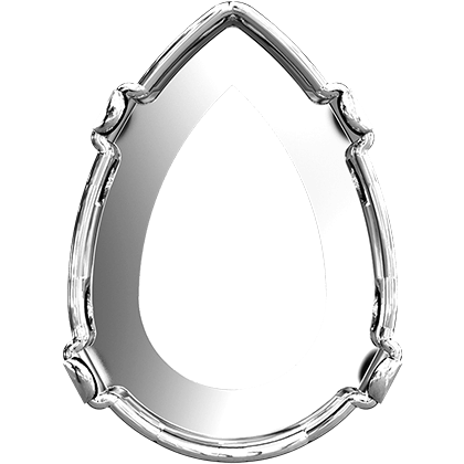 4320/S 18x13 mm 1PH20H Rhodium Plating