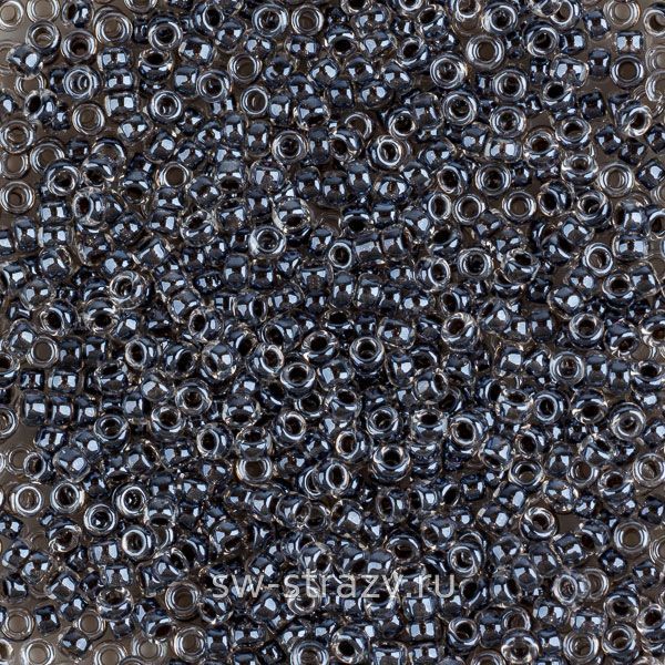 Seedbead Miyuki 15/0 1559 Sprkl Dk. Gray Lined Crys