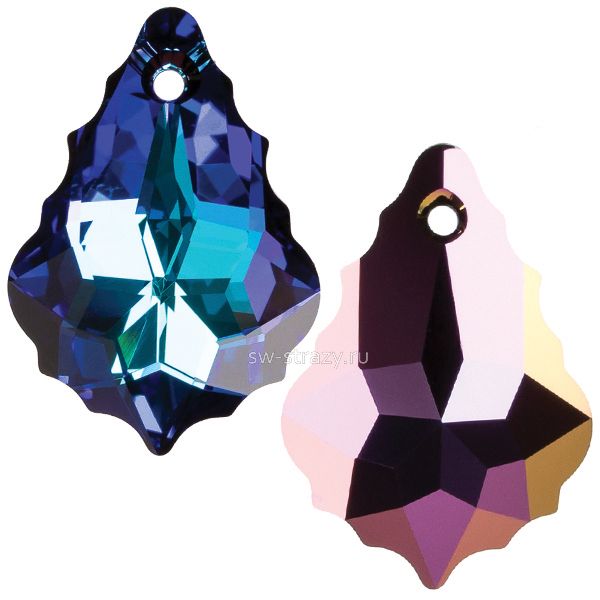 Кулоны 6090 16x11 mm Crystal Heliotrope