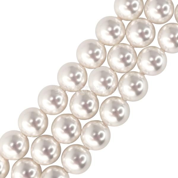 5810 TIS 6 mm Жемчуг стеклянный White
