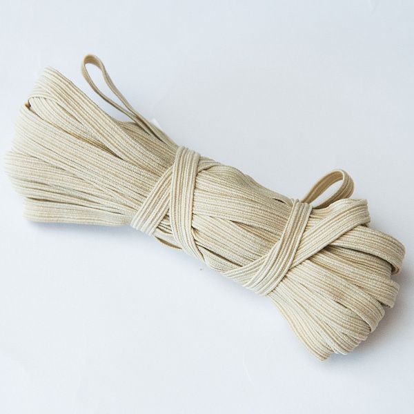 Резинка бельевая эластичная телесная 0,8 см (10 м)