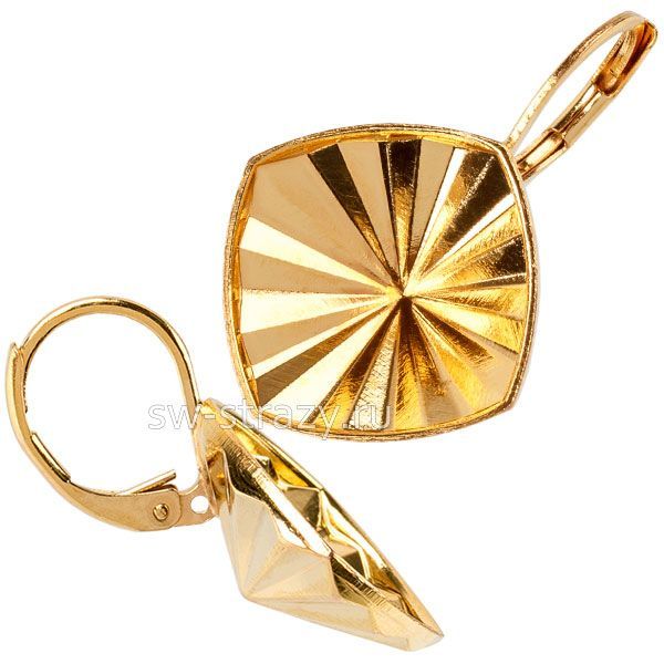 Серьги 4460 14 мм золото (О8392)