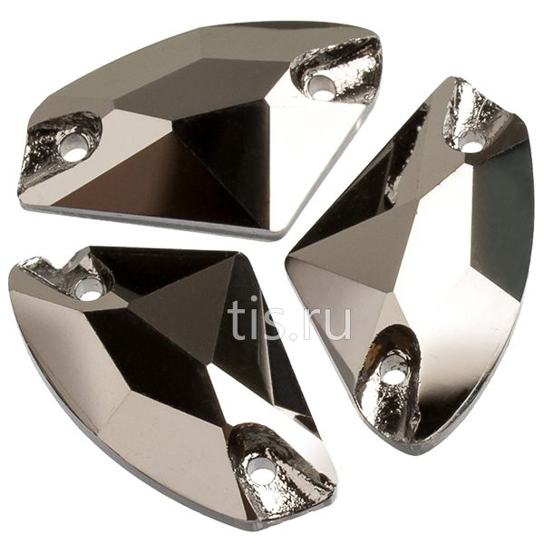 3810 12*19 mm Crystal Jet Metallic