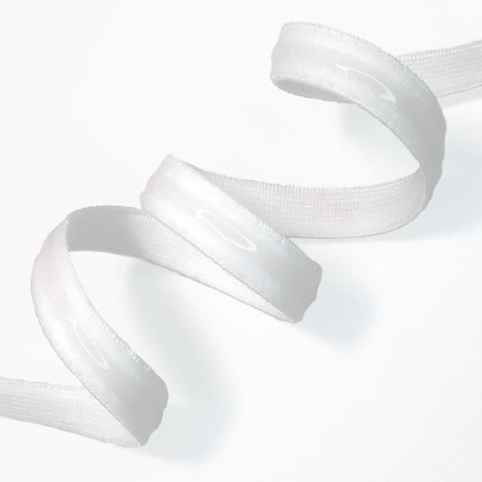 Резинка с силиконом белая