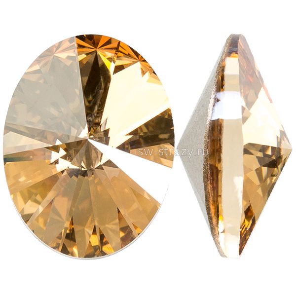 Кристаллы 4122 14x10,5 mm Crystal Golden Shadow