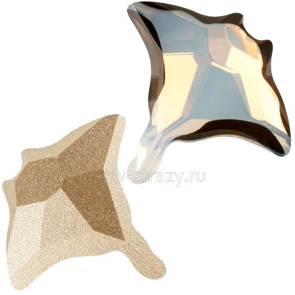 Кристаллы 4043 21x20 mm White Opal F