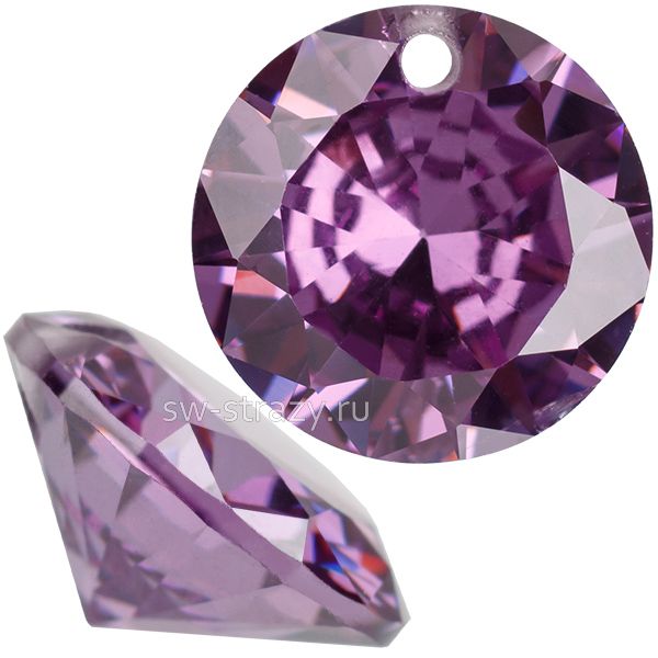 Подвеска циркон 4 мм Tanzanite